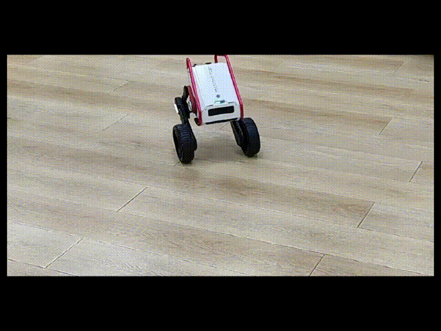 Wheeled Inspection Robot in action
